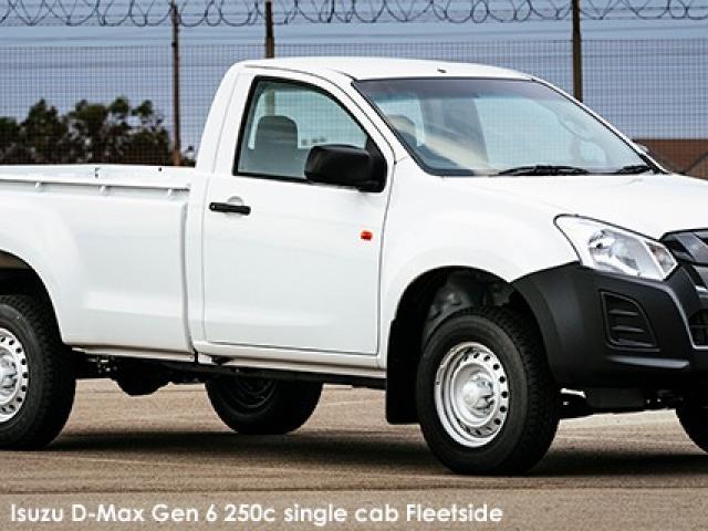 Isuzu D-Max Gen 6 250c single cab Fleetside