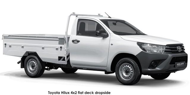 Toyota Hilux 2.4GD single cab flat deck - Image 1