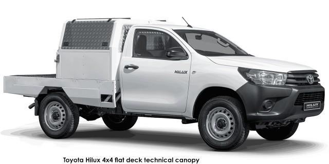 Toyota Hilux 2.4GD-6 single cab flat deck 4x4 - Image 1